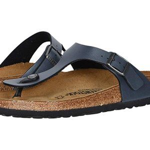 Birkenstock Gizeh Size 40 Blue Thong Sandals